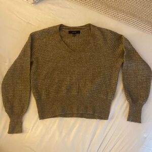 Vero Moda - Tan, V-Neck sweater